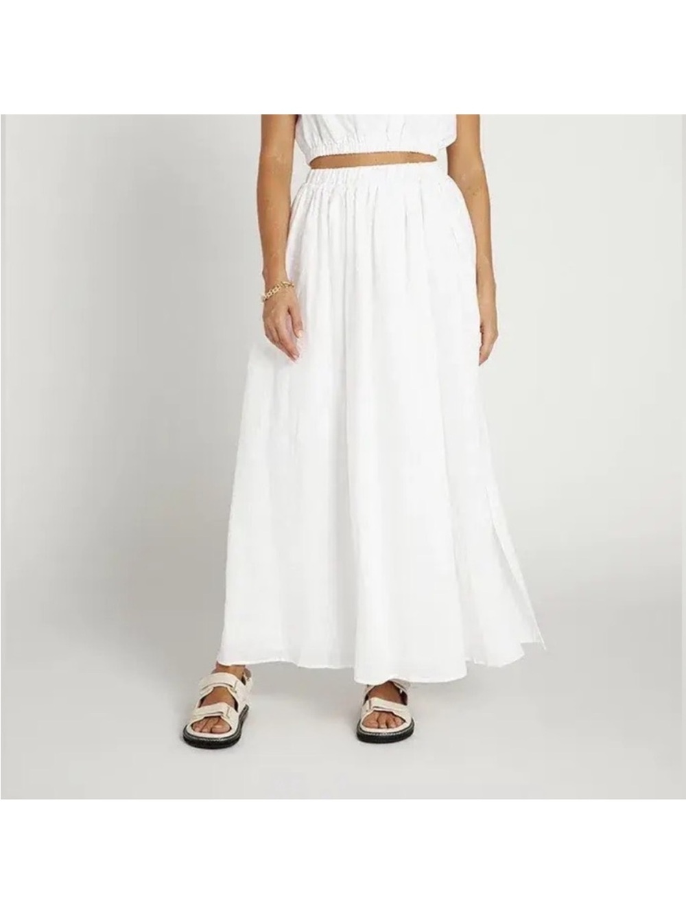 NWT Dissh Dylan linen midi skirt - us 4 / AUS 8